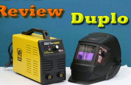 Inversora Combat 160 Turbo e máscara de solda V8 Brasil – Review