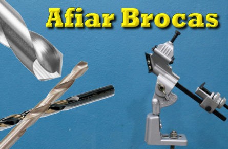 Duas formas de afiar brocas