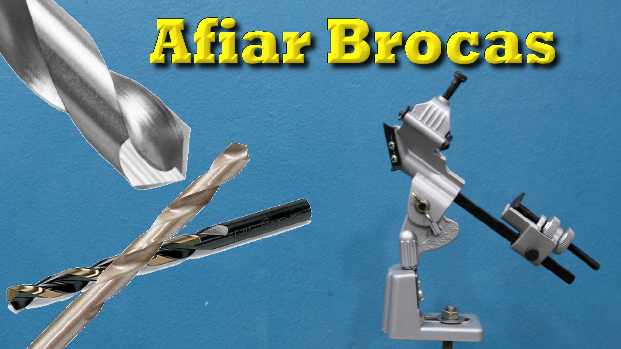 Duas formas de afiar brocas