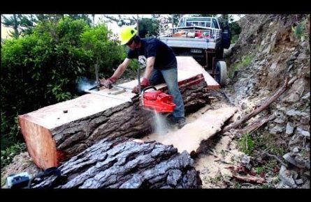 Jig para moto serra – corta tábuas perfeitas a partir de toras