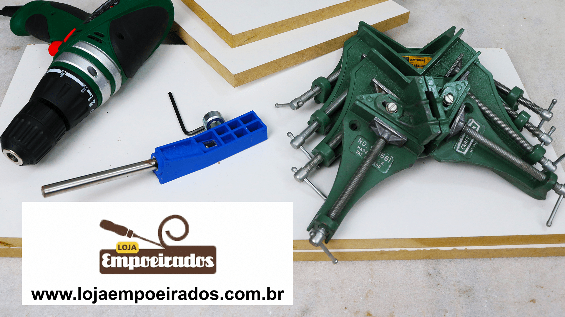 Kreg Jig – gabarito de furação pocket hole