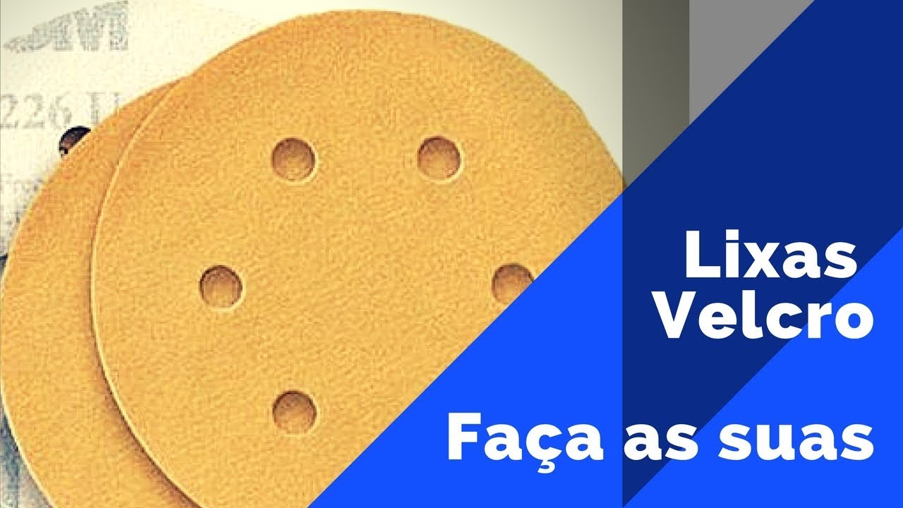 Como fabricar lixas velcro