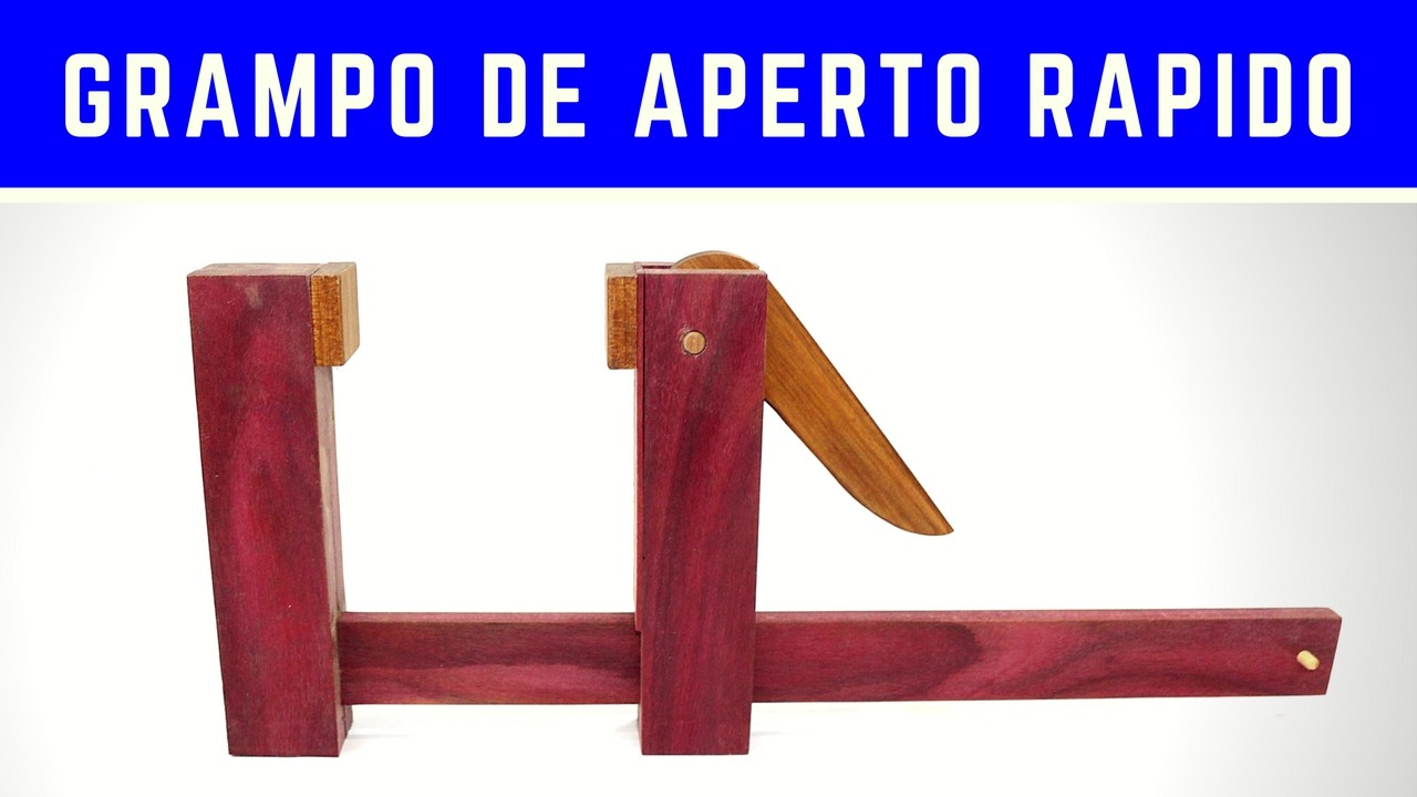 Grampo de aperto rápido caseiro