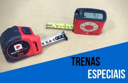 Trenas especiais para marcenaria, carpintaria e construção civil