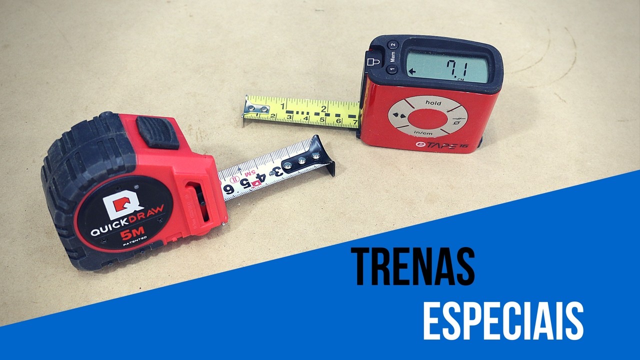 Trenas especiais para marcenaria, carpintaria e construção civil