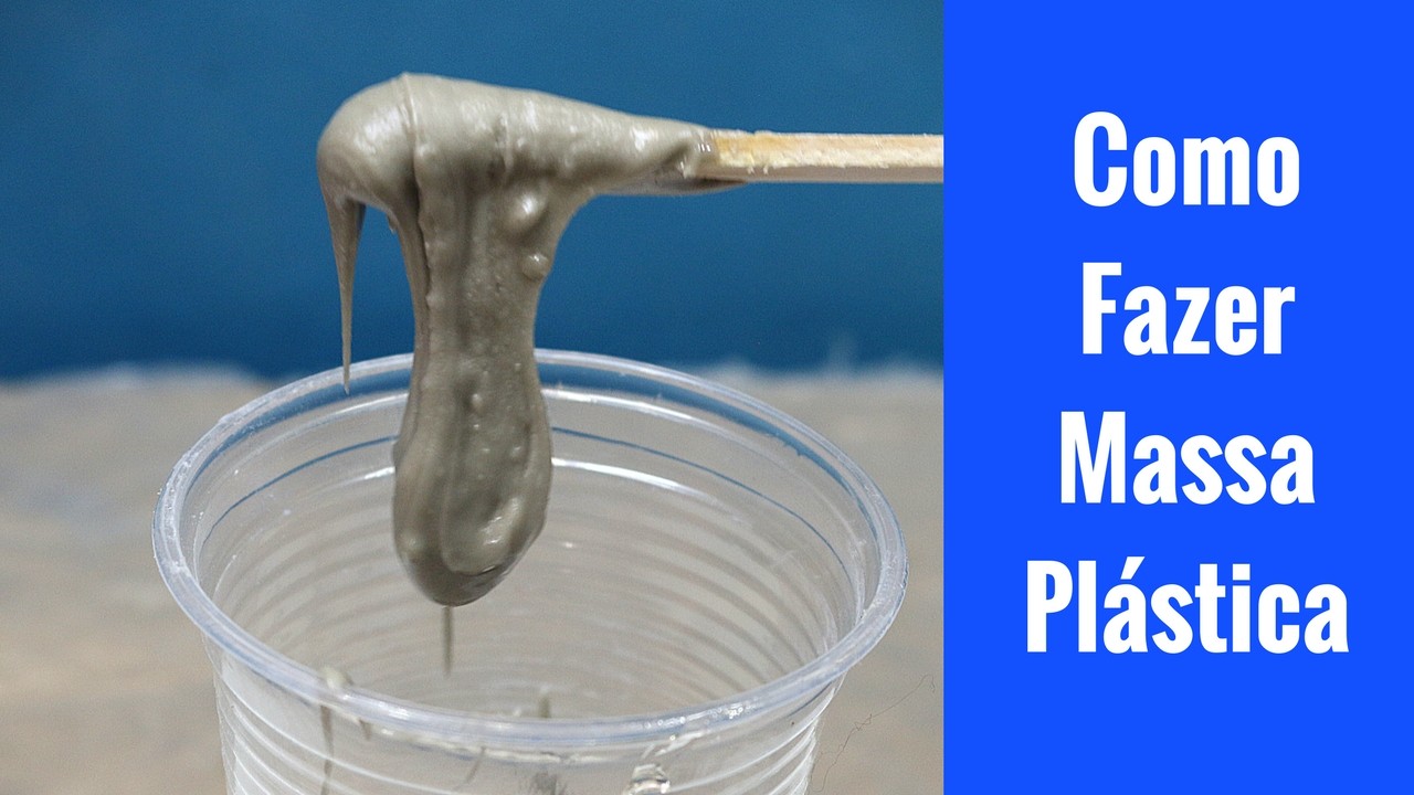 Massa plástica Caseira