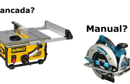 Serra circular: Bancada ou Manual